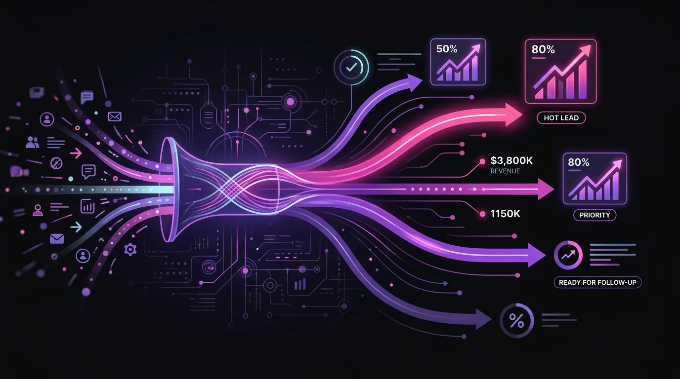 10 automatizaciones con IA que puedes hacer en Odoo 19 (y que ahorran horas reales cada semana) · 2. Clasificación de leads por probabilidad de cierre