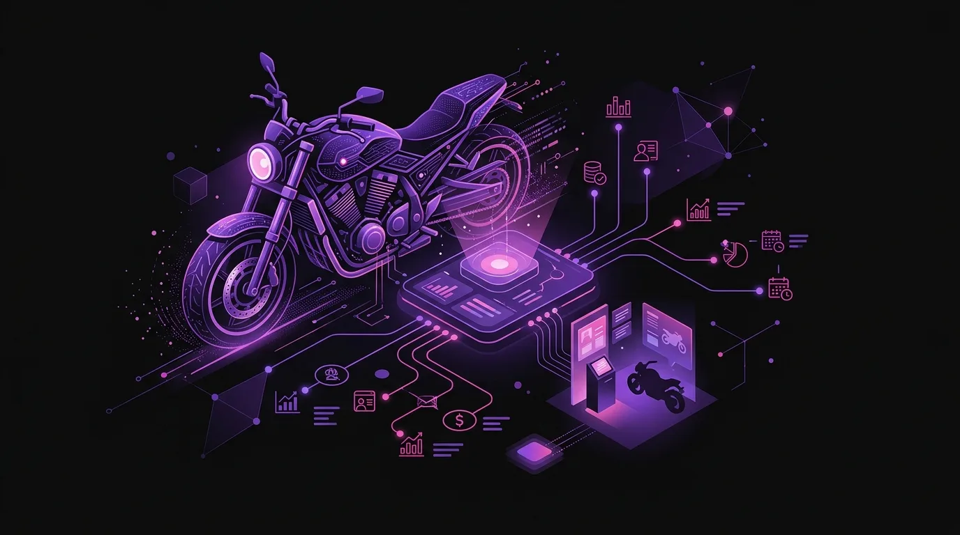 Casos de éxito Odoo retail: 5 pymes españolas que transformaron su negocio en 2025 · Caso 2: Concesionario de motos con un punto de venta