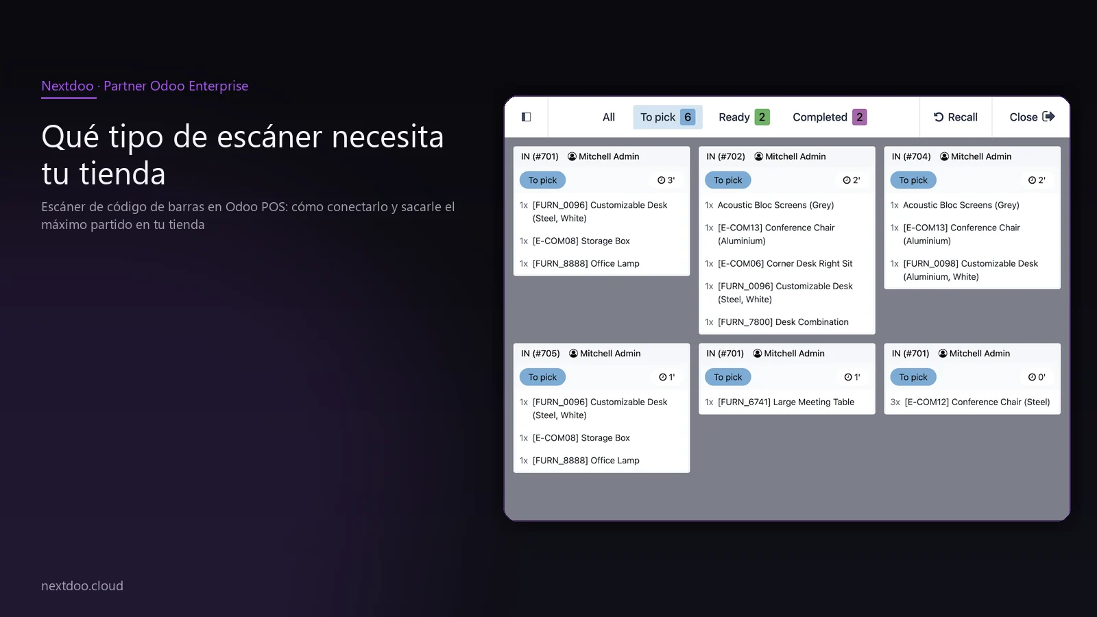 Escáner de código de barras en Odoo POS: cómo conectarlo y sacarle el máximo partido en tu tienda · Cómo funciona un escáner con Odoo POS: sin magia, sin complicaciones