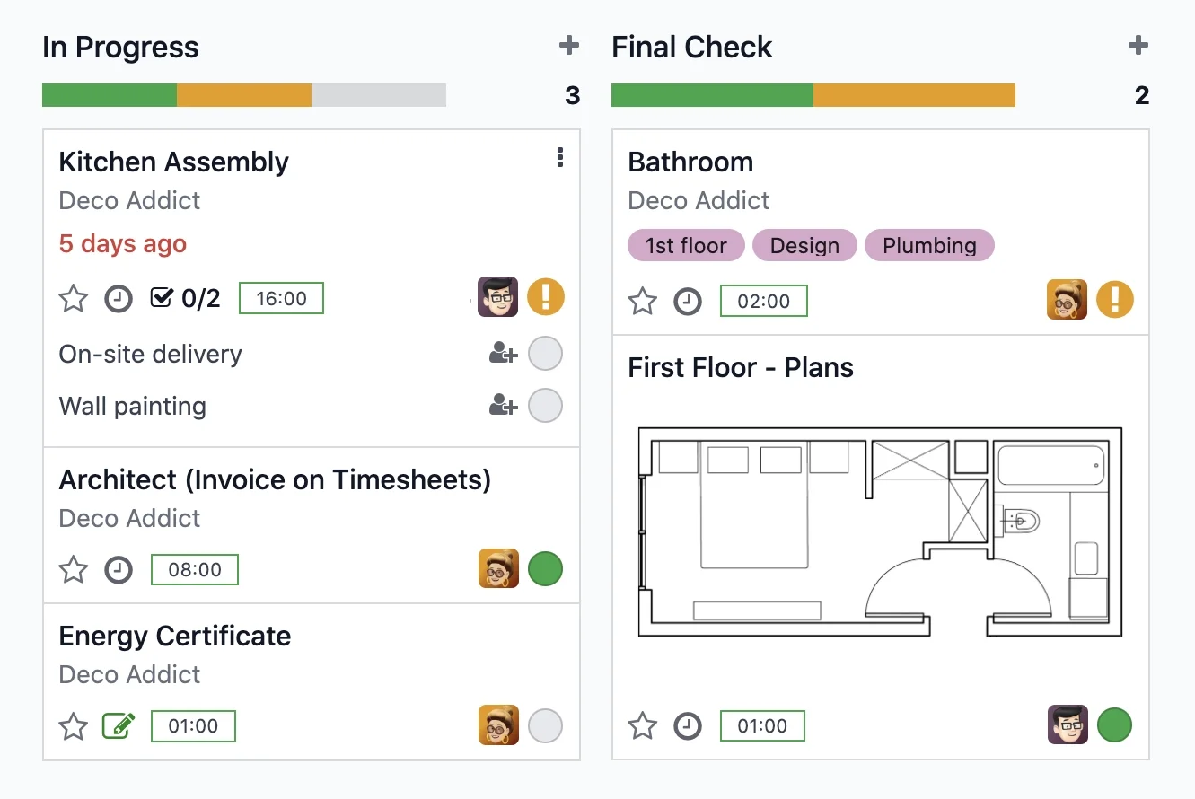 Real cost per project in Odoo: construction margin control – Nextdoo