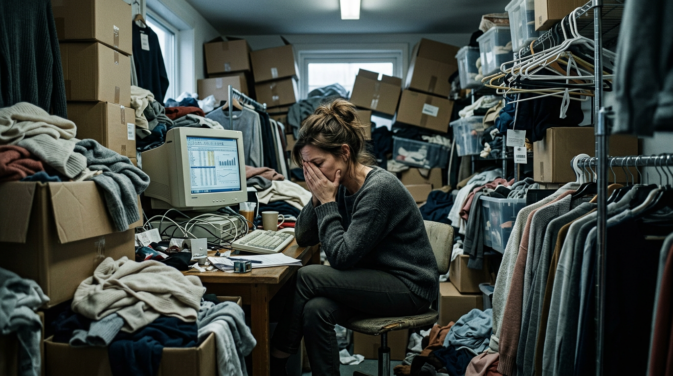 El día a día sin un sistema en tiendas de moda y ropa