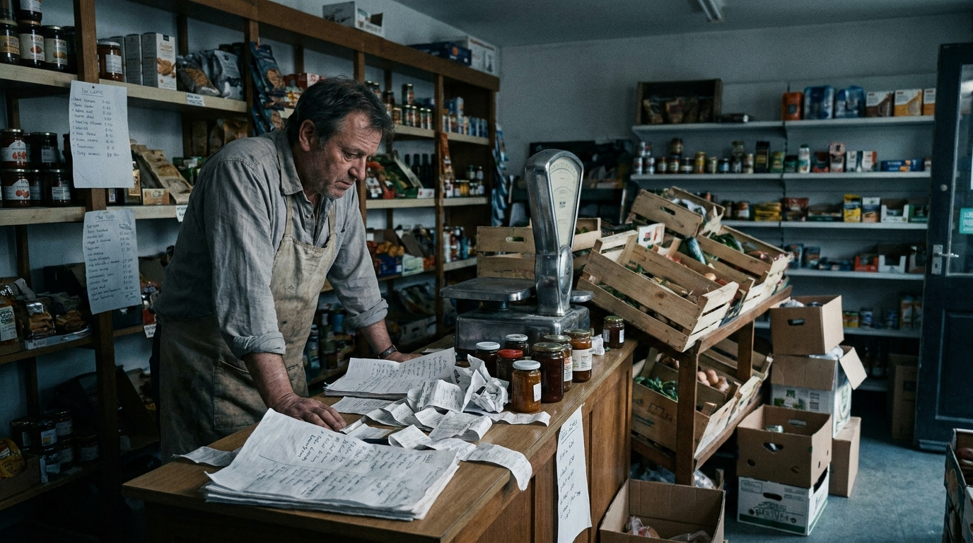 El día a día sin un sistema en tiendas de alimentación