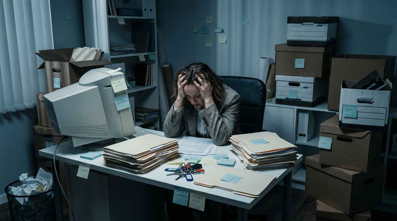 El día a día sin un sistema en inmobiliarias