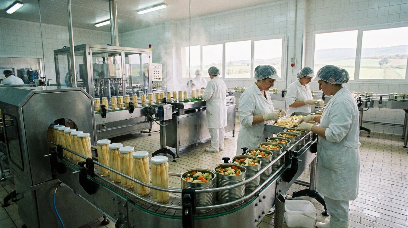 Partner Odoo Pamplona para agroalimentario: fábrica conservera de espárrago y piquillo de la Ribera de Navarra