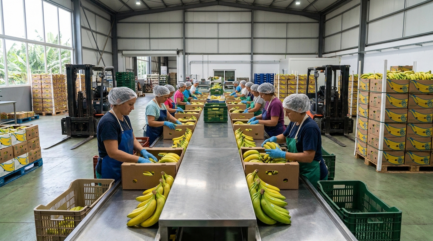 Partner Odoo Santa Cruz de Tenerife para plátano y agroalimentario: empacadora de plátano de Canarias en Tenerife