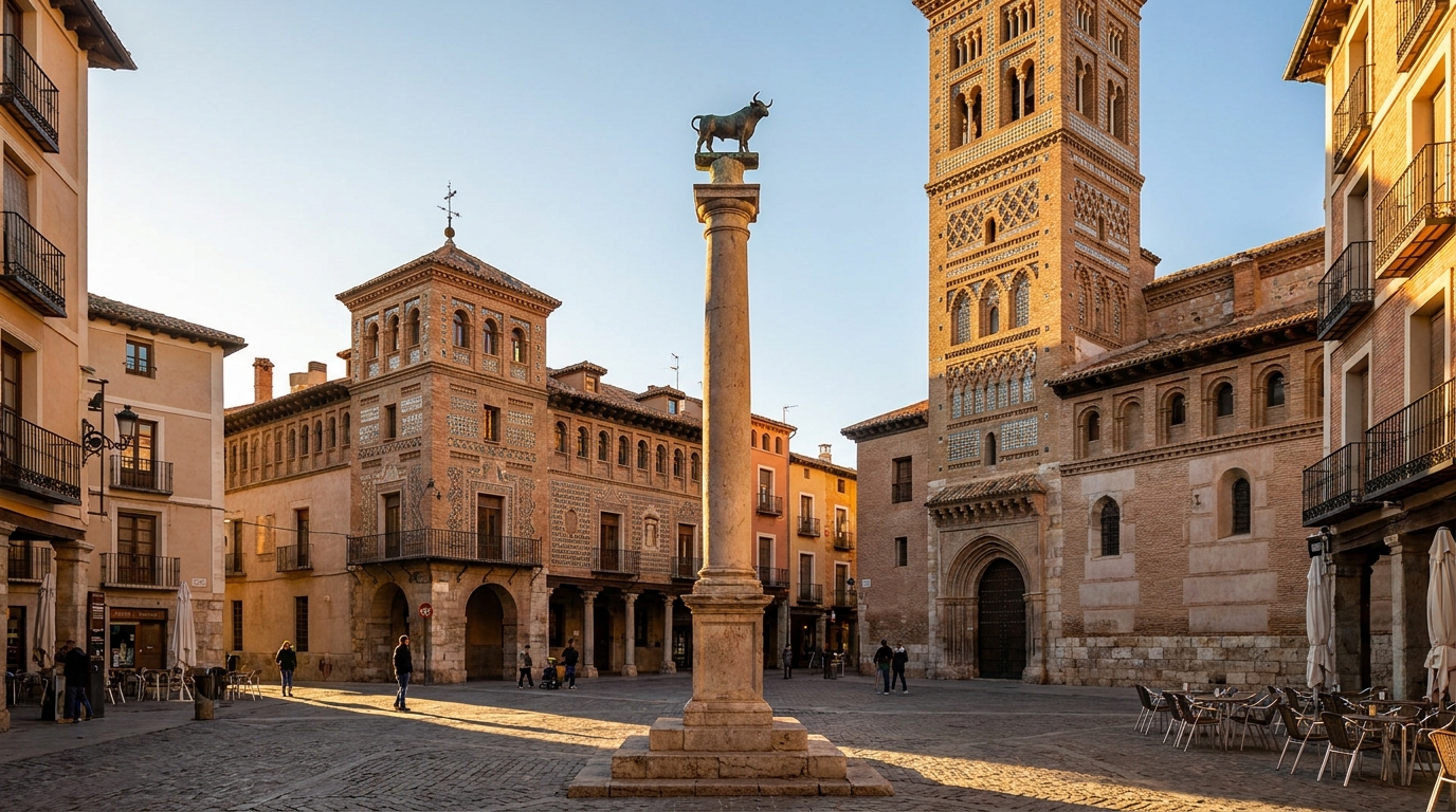 Partner Odoo Teruel — la Plaza del Torico y la arquitectura mudéjar, la ciudad donde implantamos Odoo