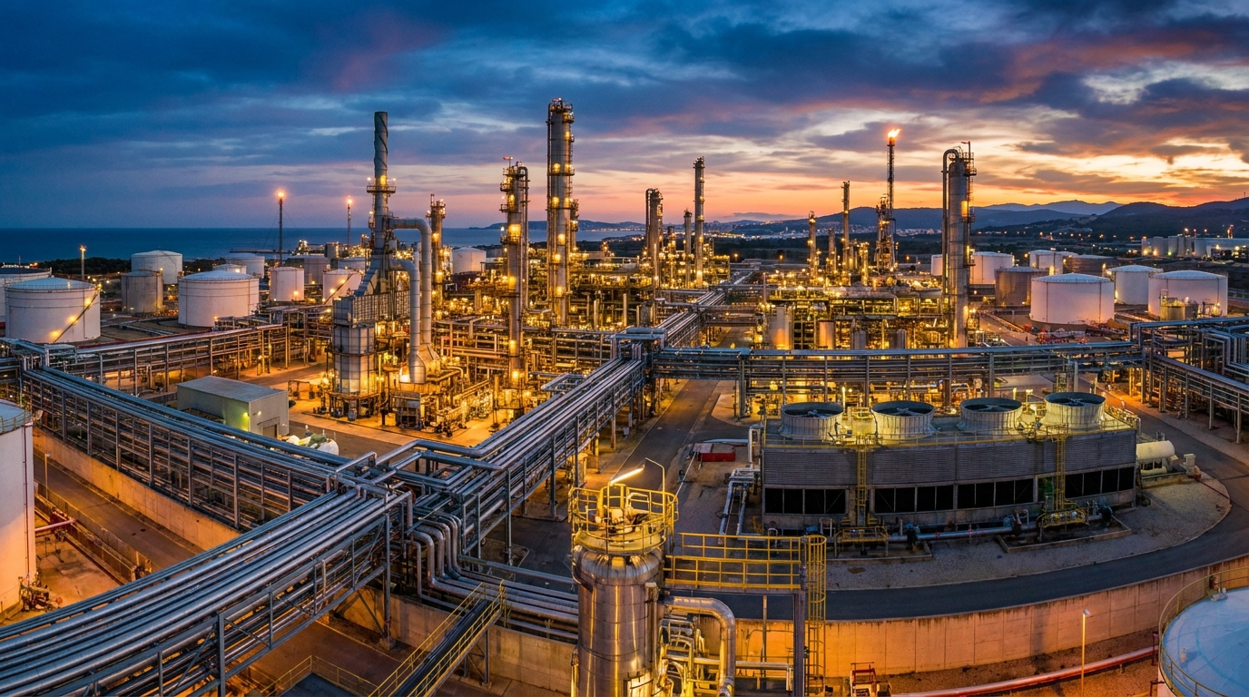 Partner Odoo Tarragona para la petroquímica: complejo industrial del polo químico de Tarragona