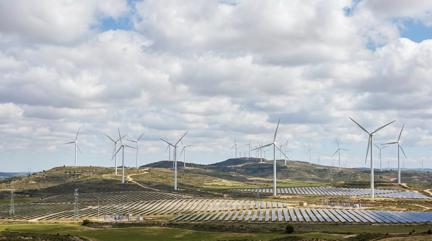 Partner Odoo Teruel para energía y renovables: parque eólico y solar en el altiplano de Teruel gestionado por proyectos