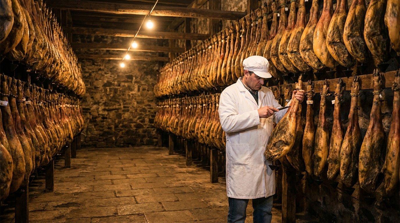 Partner Odoo Badajoz para dehesa e ibérico: secadero de jamón ibérico en Extremadura — Odoo para agroalimentario