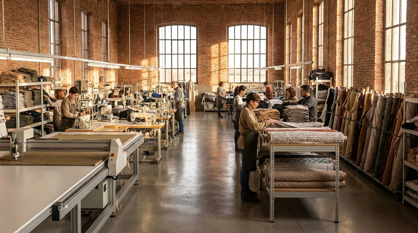 Partner Odoo Burgos para textil y confección: taller de costura con control de tallas, colores y stock en Burgos