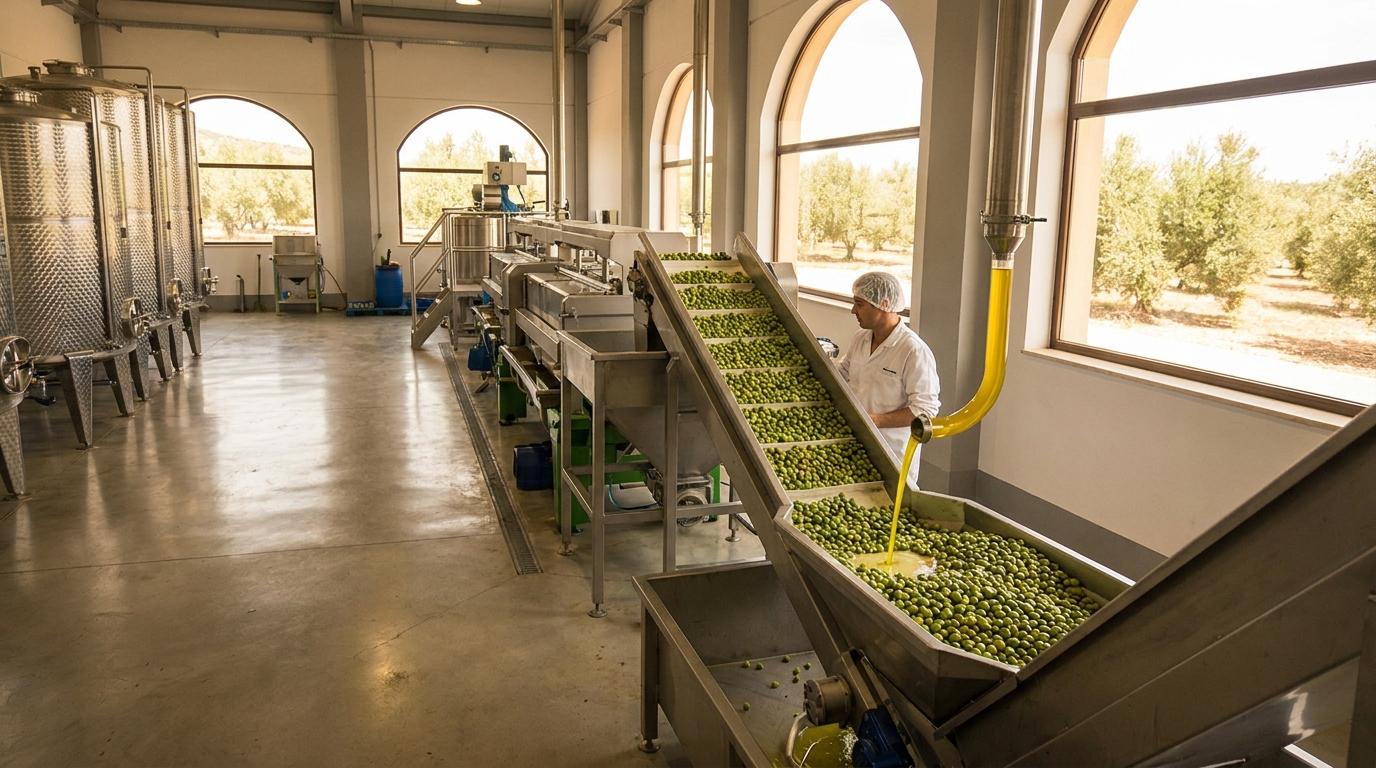 Partner Odoo Córdoba para aceite y vino: almazara y bodega de Montilla-Moriles con depósitos y botas