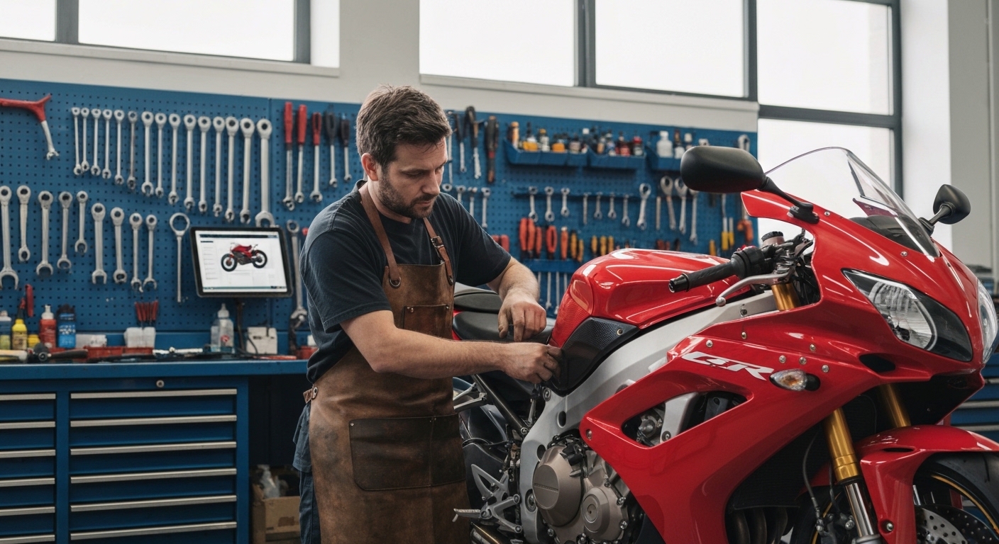 Gestion taller mecanico motos Odoo